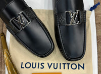 Louis Vuitton Black Flower Normal Loafer