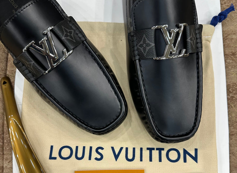 Louis Vuitton Black Flower Normal Loafer