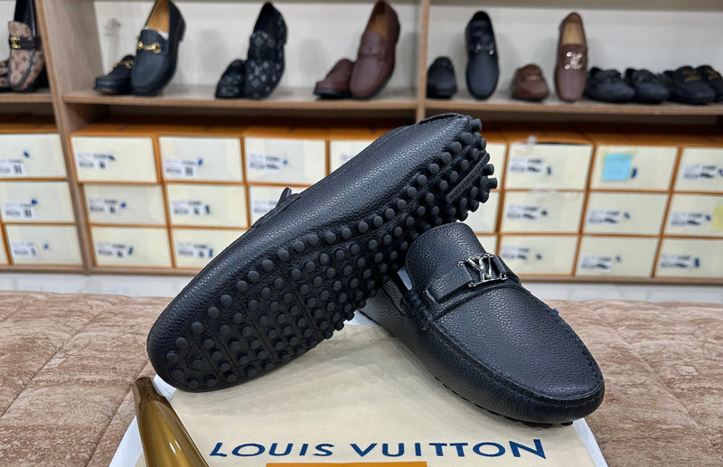 Louis Vuitton Black Texter Normal Loafer