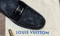 .. Louis.Vuitton New H Black Major Loafers