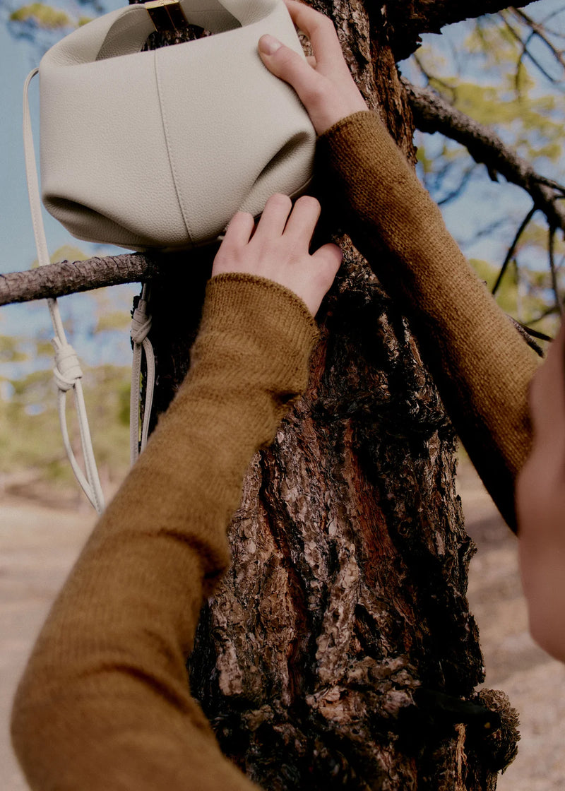 Polene Béri Edition Textured Chalk