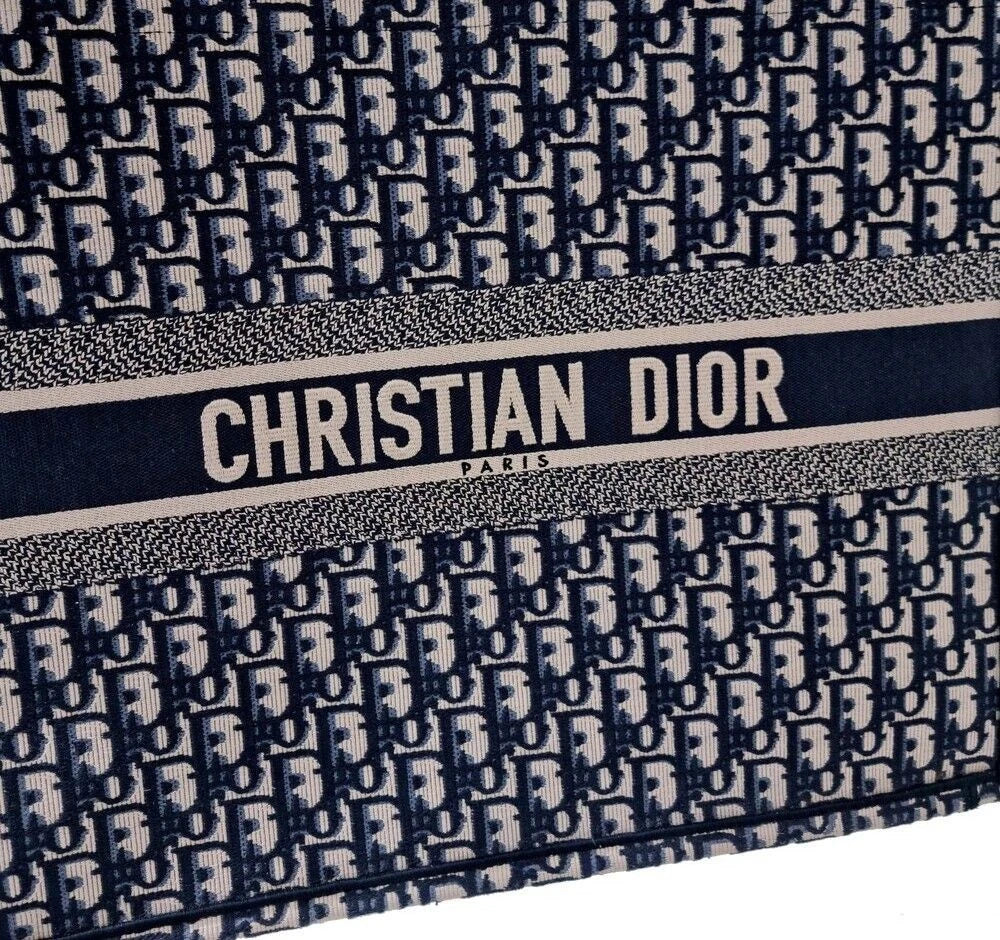 Dior Oblique Pattern Book Tote