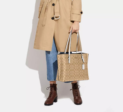 Coach Mollie Tote Bag In Signature Canvas hover