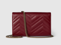 Gucci Marmont wallet on chain