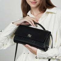 Balenciaga Genuine Leather Designer Lock Clasp Shoulder Handbag