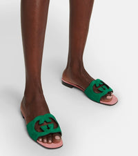 GUCCI – Interlocking G Cut-out Slide Sandal