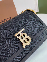 Burberry Mini TB Quilted Crossbody Bag