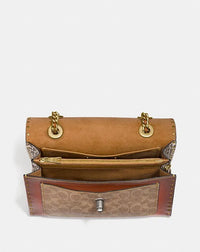 Coach Parker With Rivets And Snakeskin