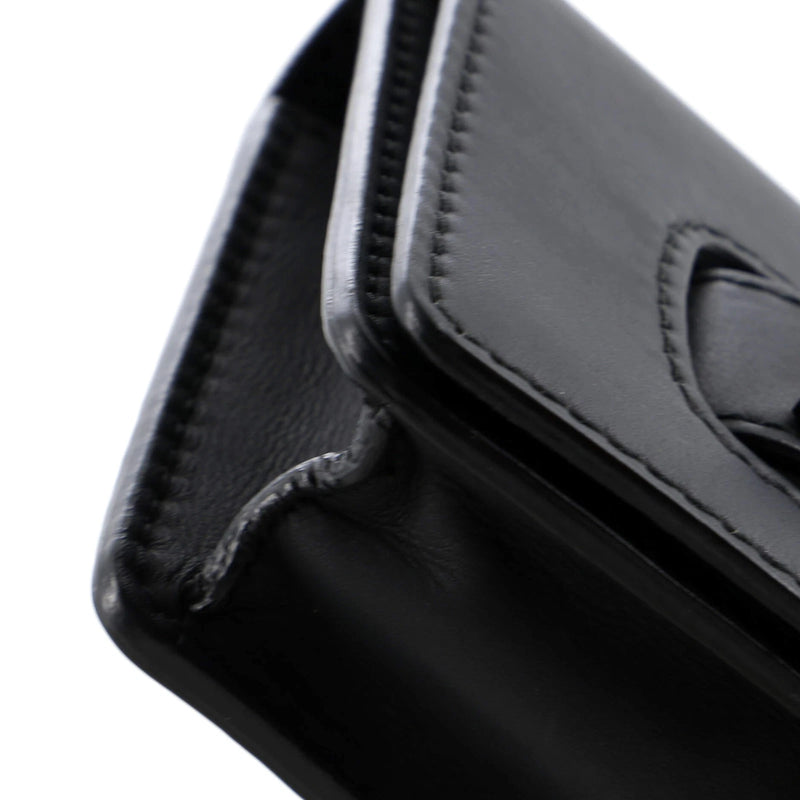 Christian Dior JADIOR Black Leather Chain Shoulder Bag