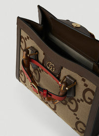 Gucci - Diana Jumbo GG Tote Bag in Brown