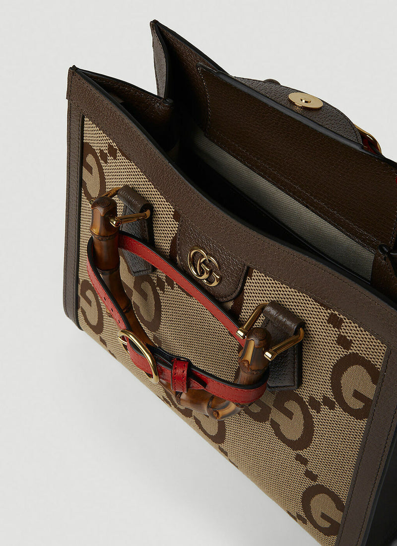 Gucci - Diana Jumbo GG Tote Bag in Brown