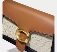 Coach Tabby Shoulder Bag 26 In Blocked Signature Canvas