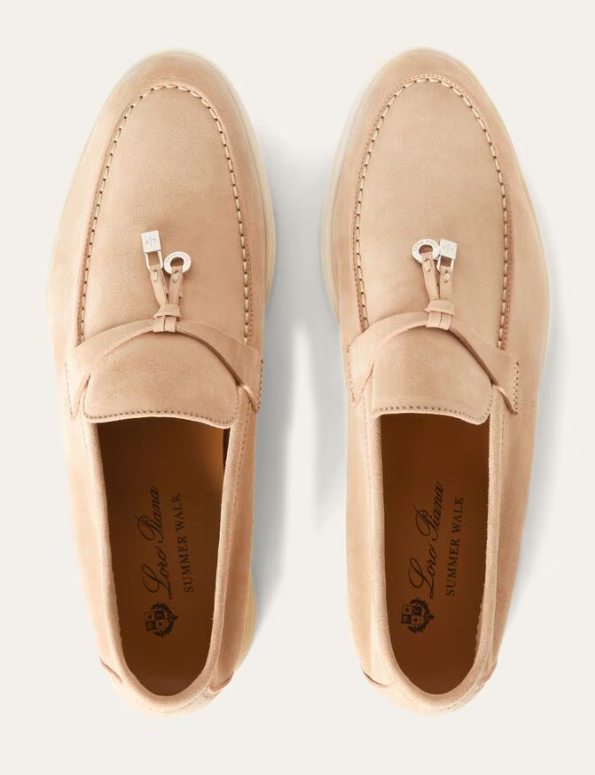 Loro Piana Summer Charms Walk Loafer  Suede