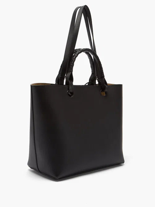 LOEWE Anagram-Debossed Leather Tote Bag