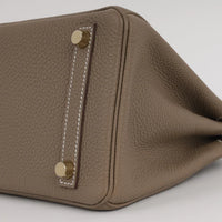 Hermès Birkin 25 – Etoupe Togo | Gold Hardware