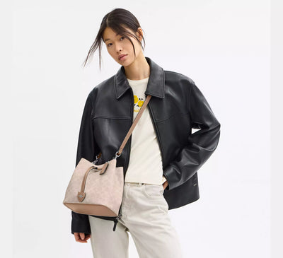 Coach Rowan Bucket Bag In Signature Canvas hover