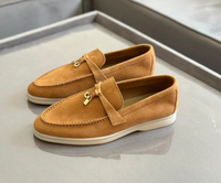 Loro Piana Summer Walk Loafers Women Suede