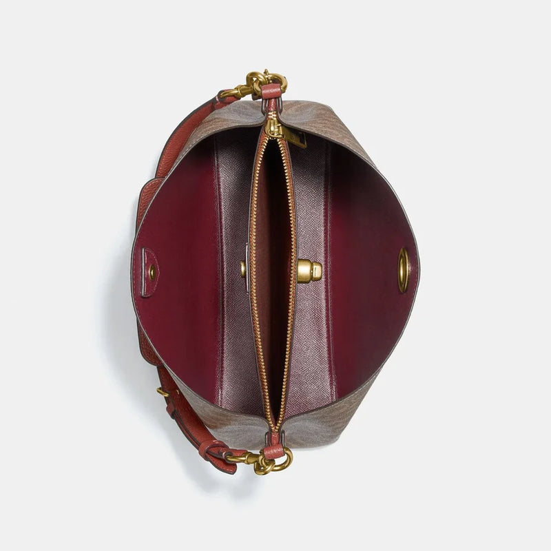 Coach Willow Shoulder Bag In Signature Canvas