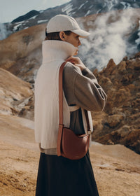 Polene Tonca Edition Textured Cognac