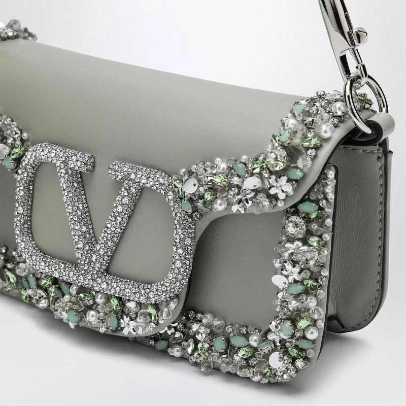 Valentino Locò small shoulder bag with Swarovski crystals