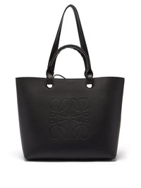 LOEWE Anagram-Debossed Leather Tote Bag