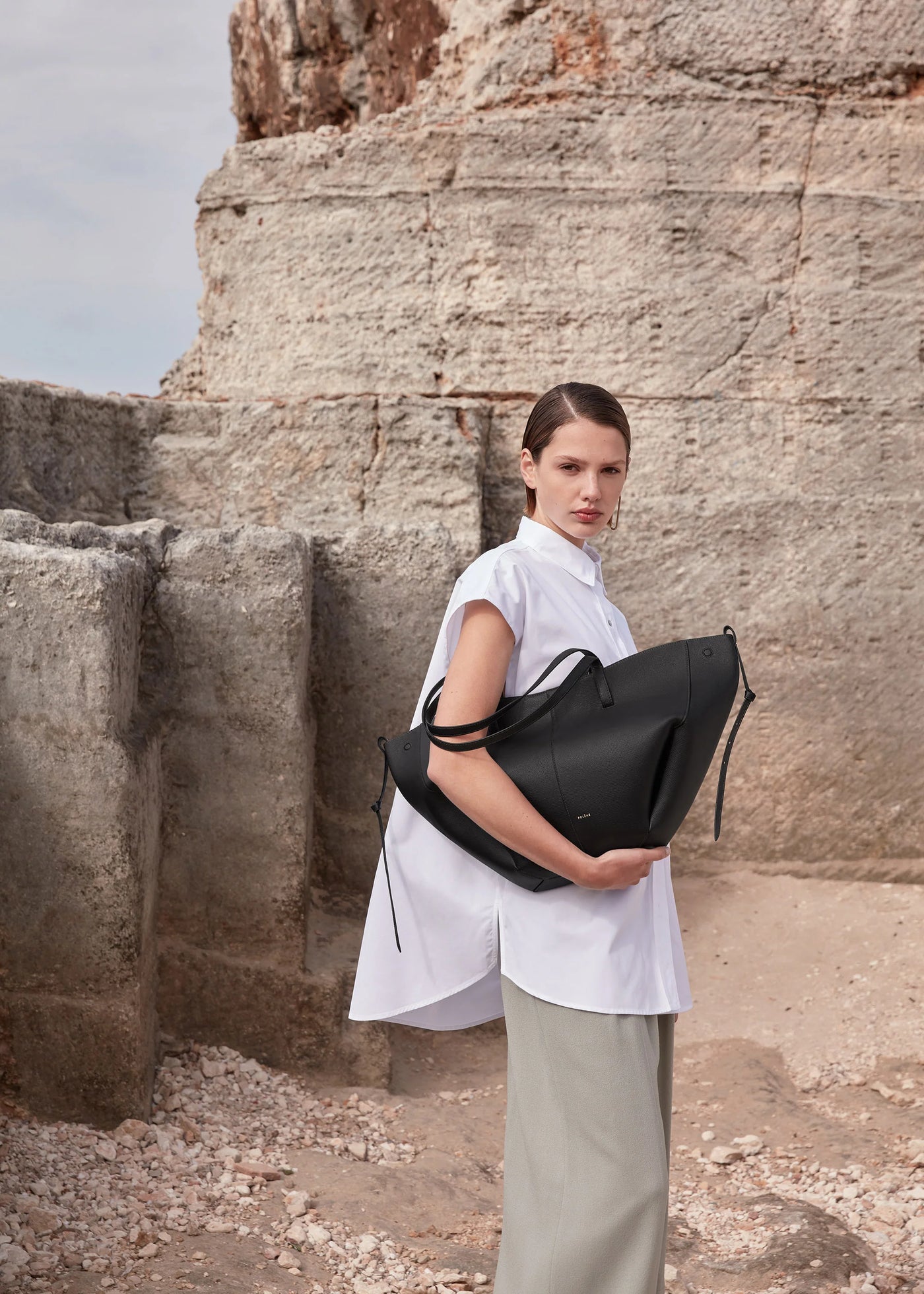 Polene Cyme Edition Textured Black