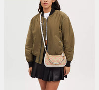 Coach Teri Shoulder Bag In Signature Canvas With Heart Print