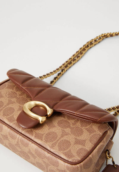 Coach Tabby Shoulder Bag 20 In Signature Canvas With Quilting hover