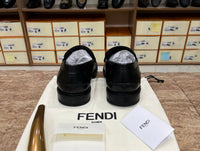 .Fendi Black Grey Major Loafers