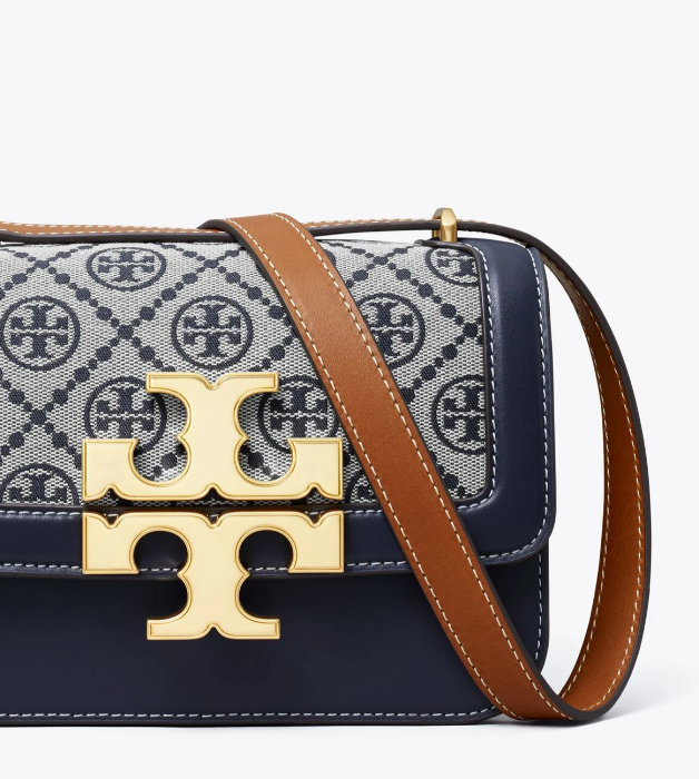 TORY BURCH  SMALL T MONOGRAM ELEANOR SHOULDER BAG