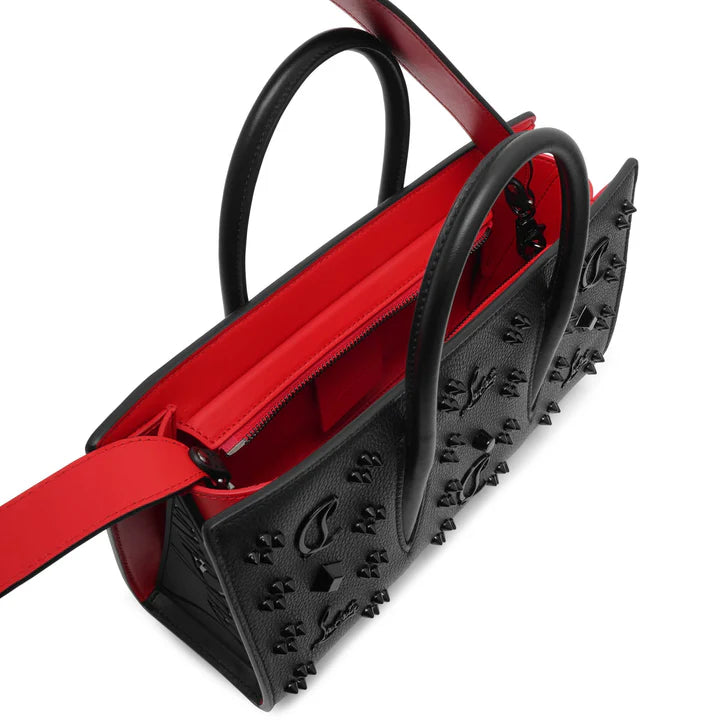 Christian Louboutin Paloma S baguette loubinthesky black leather bag
