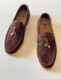 Loro Piana Summer Walk Loafers Women Suede
