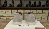 Loro Piana Summer Walk Loafer Suede - Off White
