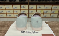 Loro Piana Summer Walk Loafer Suede - Light Blue