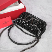 Valentino – Loco Crystal Black Evening Bag
