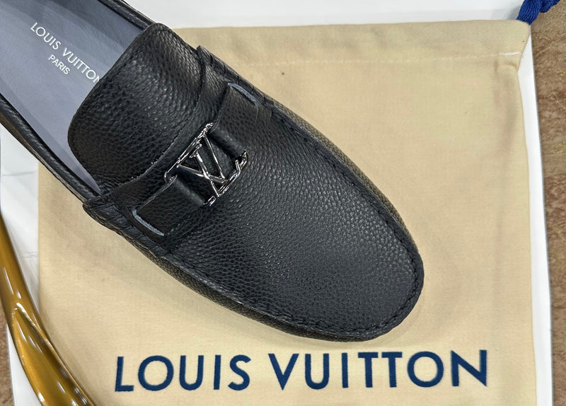 Louis Vuitton Black Texter Normal Loafer