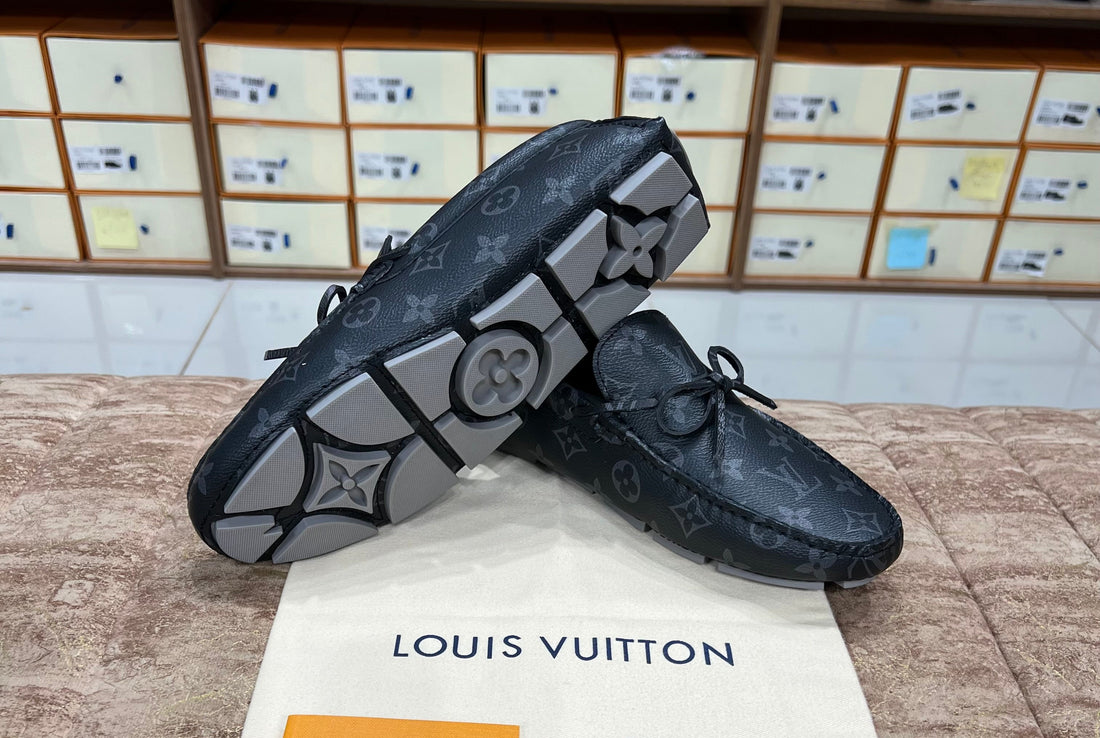 Louis Vuitton Grey Printed Normal Loafers