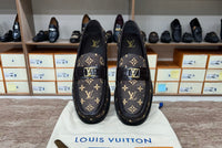 .. Louis.Vuitton New H Brown Major Loafers