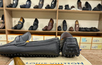 Louis Vuitton Black Texter Normal Loafer