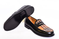 Burberry Pattern Black Major Loafers