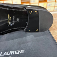 YSL Black Major Loafers