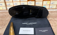YSL Black Major Loafers