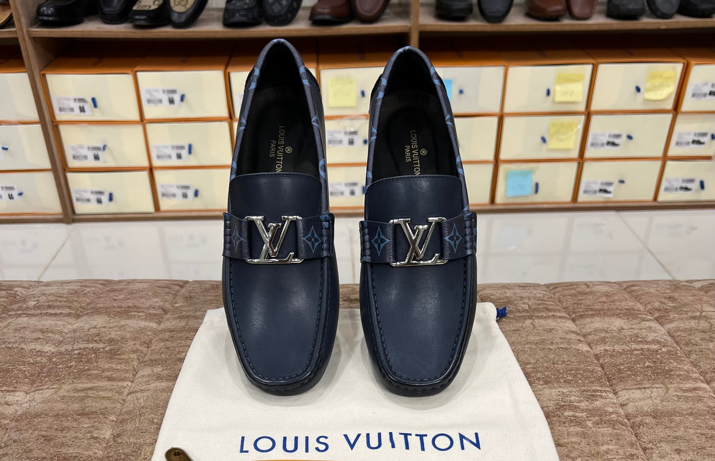 Louis Vuitton Blue Flower Normal Loafer