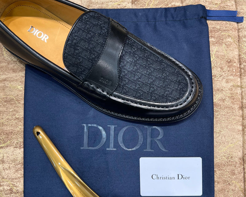 Dior Black Cloth Major Loafer