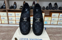 .. Louis.Vuitton New H Black Major Loafers