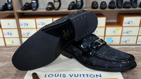 .. Louis.Vuitton New H Black Major Loafers