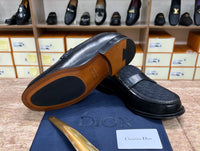 Dior Black Cloth Major Loafer