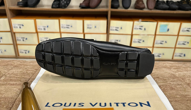 Louis Vuitton Black Flower Normal Loafer