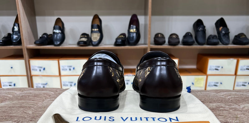 .. Louis.Vuitton New H Brown Major Loafers