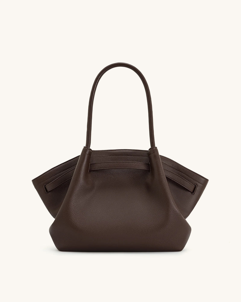 JWPEI Hana Medium Tote Bag - Dark Brown